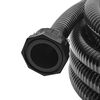 vidaXL Tubo di Aspirazione con Connettori 4 m 22 mm Nero