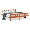 vidaXL Letto senza Materasso Marrone Cera 160x200 cm in Legno di Pino