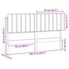 vidaXL Testiera imbottita Marrone e Grigio Chiaro 160 cm Pino massello