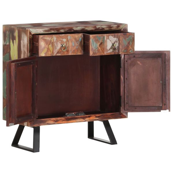 vidaXL Armadietto 70x35x75 cm in Legno Massello di Recupero