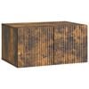 vidaXL Mobile Porta TV da Muro 59,5 x 41 x 30 cm Rovere Fumo