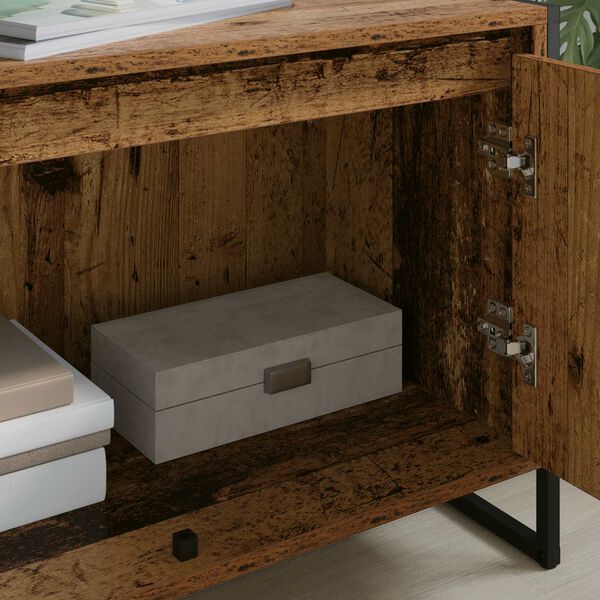 vidaXL Mobile TV Legno vecchio 140 x 36 x 49.5 cm Legno multistrato