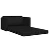 vidaXL Divano letto Nero 124 x 71 x 78 cm Velluto