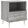 vidaXL Comodini 2 pz Grigio Sonoma 40x35x47,5 cm in Legno Multistrato