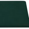 vidaXL Testiera da Parete 12 pcs Verde Scuro 30 x 30 cm Velluto