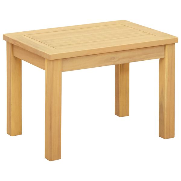 vidaXL Tavolino da Giardino 50x35x36 cm in Legno Massello di Acacia