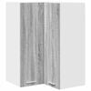 vidaXL Armadio pensile Grigio Sonoma e Bianco 57 x 57 x 80 cm
