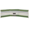 vidaXL Frangivento da Campeggio Verde 508x130 cm Impermeabile