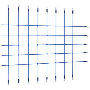 vidaXL Rete da Arrampicata 200x150 cm Blu