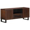 vidaXL Mobile Porta TV Marrone 100x34x46 cm in Legno di Mango