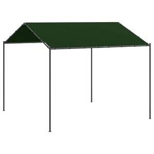 vidaXL Gazebo 4 x 4 x 2,6 m Tortora Poliestere e Acciaio