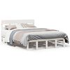 vidaXL Letto senza Materasso Bianco 140x200 cm Legno Massello di Pino