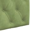vidaXL Testata appesa Verde chiaro 130 x 55 x 7 cm Velluto