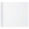 vidaXL Pellicola Statica Smerigliata Bianco 60x500 cm PVC