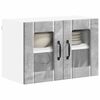 vidaXL Mobile da cucina 2 pcs Grigio cemento 60 x 31 x 40 cm