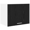 vidaXL Armadio pensile 2 pcs Rovere Nero e Bianco 50 x 31 x 40 cm