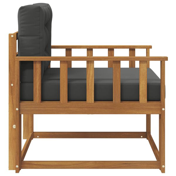 vidaXL Divano centrale per esterno Legno di Acacia Massello Naturale