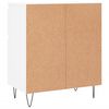 vidaXL Credenza Bianca 60x35x70 cm in Legno Multistrato