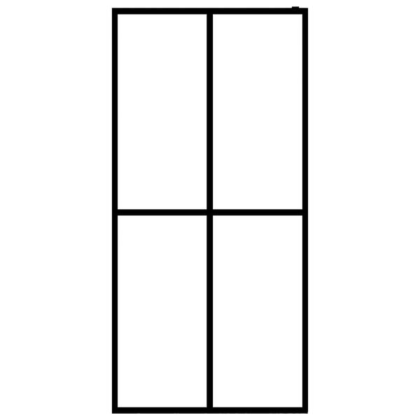 vidaXL Cabina Doccia con Schermo in Vetro Temperato Glassato 140x195cm