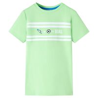 Maglietta per Bambini Verde Neon 92