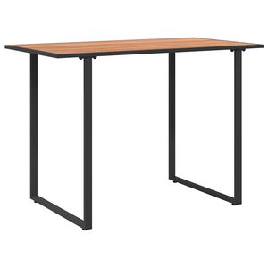 vidaXL Tavolo da Giardino Marrone 100 x 55 x 70 cm legno