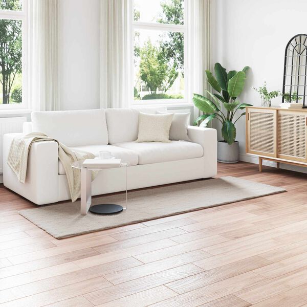 vidaXL Tappeto in Pelliccia Sintetica di Coniglio Olite Beige