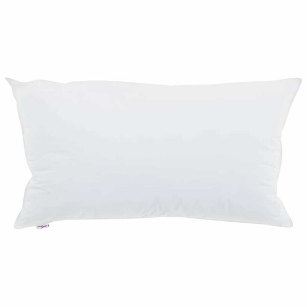 vidaXL Cuscino con cuscino 2 pcs Bianco 40 x 80 cm Cotone