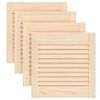 vidaXL Ante con Design a Lamelle 4 pz 39,5x39,4 cm in Legno di Pino
