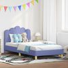 vidaXL Struttura letto bambini con testata Blu jeans 90 x 190 cm