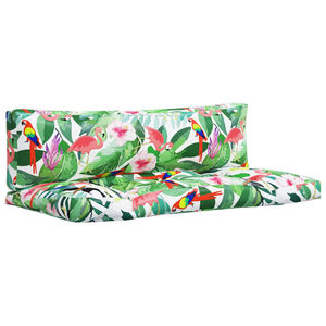 vidaXL Cuscini per Pallet 2 pz Multicolore in Tessuto Oxford