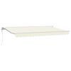 vidaXL Struttura della tenda Crema 400 x 200 cm