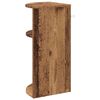 vidaXL Tavolino Legno vecchio 29,6 x 29,6 x 60 cm Legno multistrato
