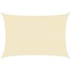 vidaXL Vela Parasole 160 g/m&sup2; Crema 3x4 m in HDPE