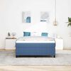 vidaXL Struttura letto piattaforma Blu 140 x 200 cm Tessuto