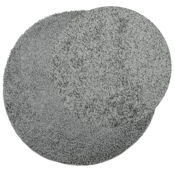 vidaXL Tappeto Shaggy PAMPLONA a Pelo Lungo Moderno Verde &Oslash; 80 cm