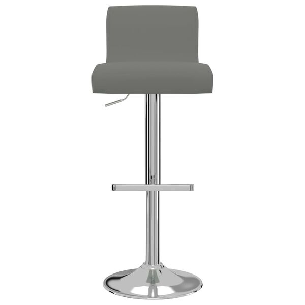 vidaXL Sgabelli da Bar 2 pz Grigi in Similpelle