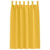 vidaXL Tende Blackout con Anelli 2 pcs Giallo senape 175 x 140 cm
