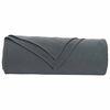 vidaXL Coperte da Pile 6 pcs Grigio scuro 280 x 210 cm Panno