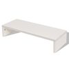 vidaXL Supporto per Monitor in Legno Multistrato 60x23,5x12 cm Bianco