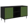 vidaXL Mobile TV GELEEN 102 x 33 x 51 cm Rovere Nero