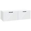 vidaXL Mobile Porta TV da Muro Bianco 98 x 41 x 30 cm
