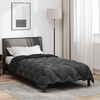vidaXL Duvet Invernale Nero e antracite 200 x 140 cm Microfibra