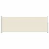 vidaXL Tenda da Sole Laterale Retrattile 160 x 500 cm Crema