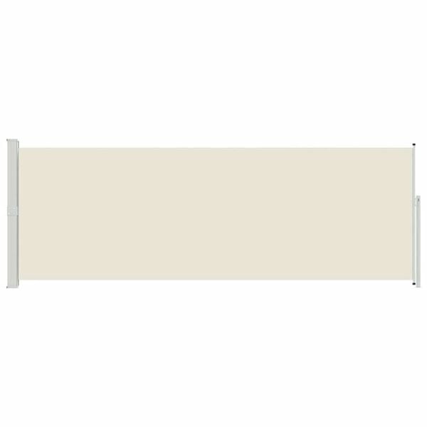 vidaXL Tenda da Sole Laterale Retrattile 160 x 500 cm Crema
