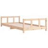 vidaXL Giroletto per Bambini 90x190 cm in Legno Massello di Pino