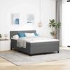 vidaXL Letto a molle Grigio chiaro e bianco 203 x 144 x 88 cm