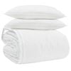 vidaXL Set di Piumoni con cuscino 3 pz Bianco Piuma d'anatra