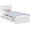 vidaXL Struttura del letto Bianco 90 x 190 cm Legno Ingegnerizzato