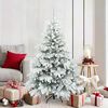 vidaXL Albero di Natale artificiale con 150 LED Bianco 150 cm PE e PVC