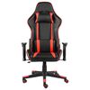 vidaXL Sedia da Gaming Girevole Rossa in PVC